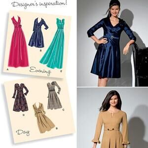 Simplicity 2338 Misses' Dress Pattern Size AA 10-18 Various Sleeve Lengths